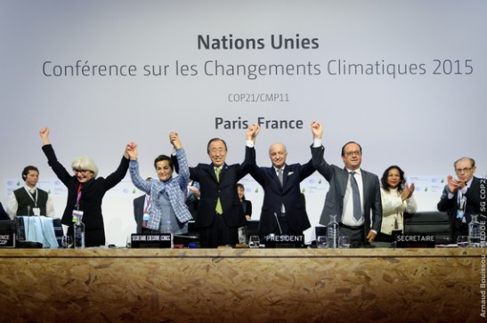 Séance pleinière de la COP21 pour l’adoption de l’accord de Paris (Salle Seine - Le Bourget)